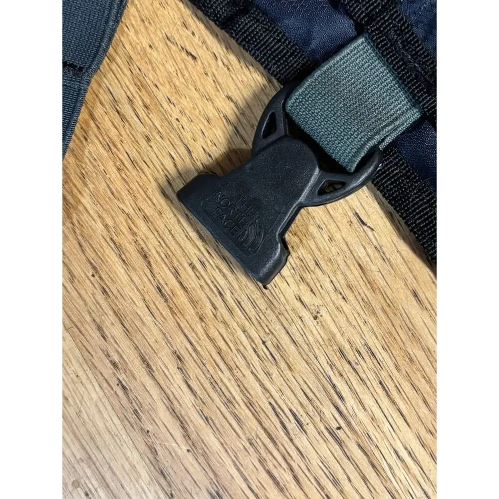 VINTAGE North Face Flat Black Money Running Waist Travel Belt Mesh Back